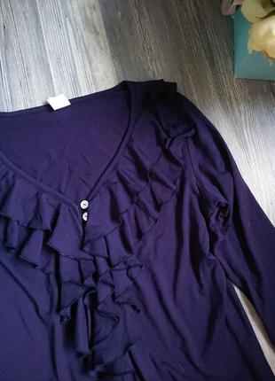 Красивая женская блуза с рюшами р.44/46 блузка блузочка кофта6 фото