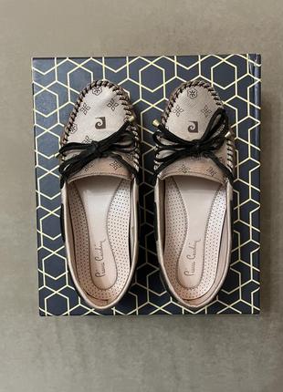 Мокасины, тапочки,  pierre cardin, премиум бренд, есть нюанс