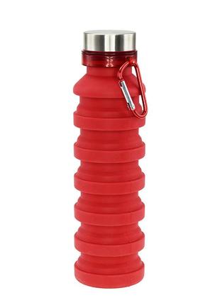 Пляшка для води bergamo pagoda, силіконова, 550 мл