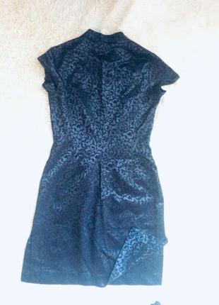 Платье oasis футляр жаккард насыщенный синий 381 фото