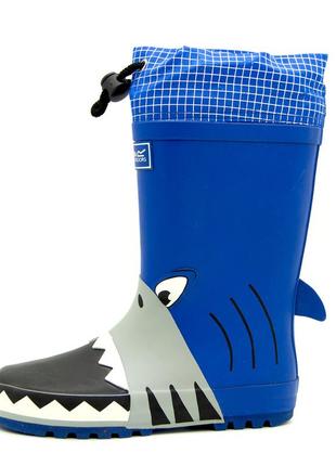 Резиновые сапоги для мальчика regatta great outdoors синий (regatta27 blue (29 (19 см)))