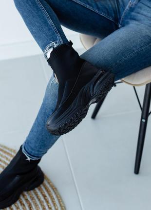Ботинки женские fashion maple 3319 36 размер 23,5 см черный8 фото