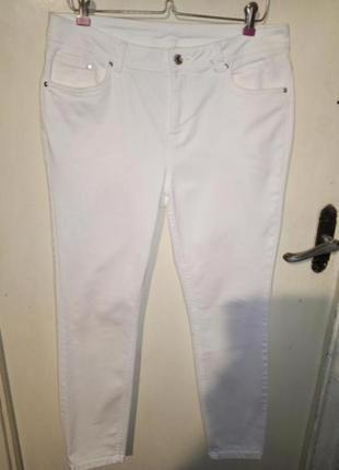Стрейч,літні,звужені,білосніжні джинси,штани з кишенями,tcm tchibo,німеччина1 фото