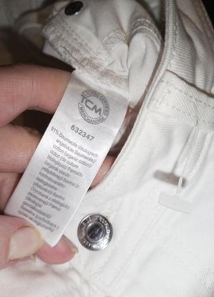 Стрейч,літні,звужені,білосніжні джинси,штани з кишенями,tcm tchibo,німеччина8 фото