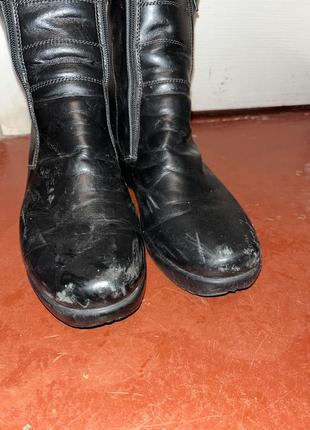 Женские сапоги сапожки сапоги ботинки зимние теплые натуральная кожа3 фото