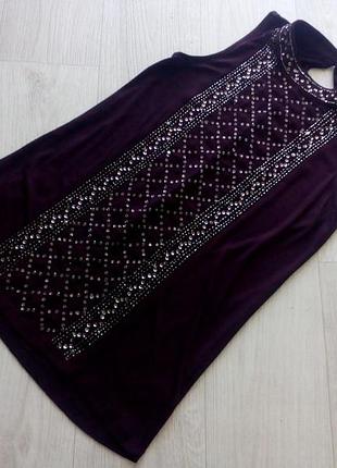 Красива блуза американка з паєтками next uk8 eur36.