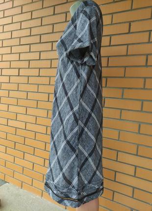 Сукня міді класичного крою льон3 фото