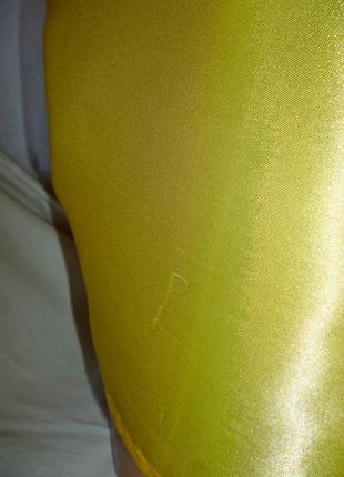 Желтое платье белль для девочки на 7-8 лет 6