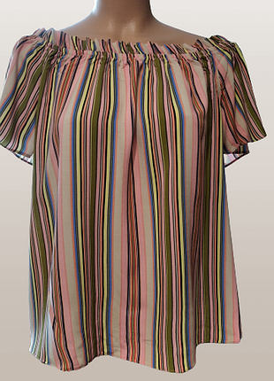 Вискозная блузка в полоску от papaya