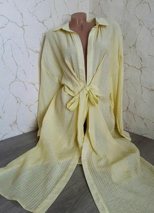 Сукня туніка жовта,50 р.