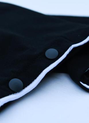 Стильный костюм для девушек в американском стиле с брюками-коллеш черный для диачат 10, 12, 11 лет туреченица4 фото