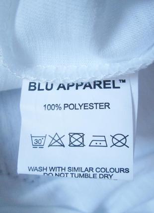 Шикарная белая футболка blu apparel 💜💖💜8 фото