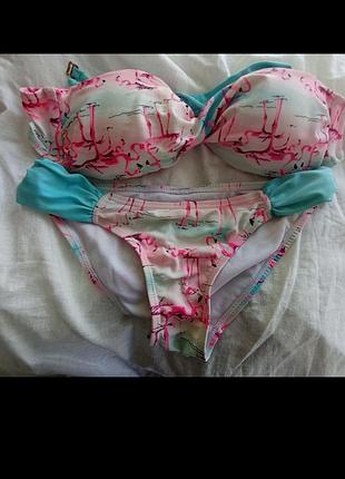 Стильний купальник фламінго