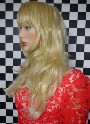 Парик на сетке блондинка длинные волосы парик парук3 фото