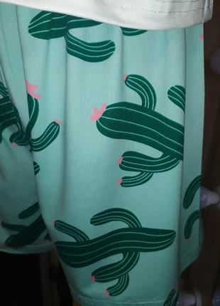 Пижама женская с кактусом3 фото