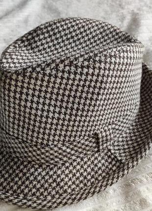 Капелюх гусяча лапка коричнева нова р. 58