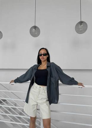 Рубашка свободного кроя