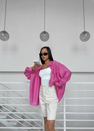 Рубашка свободного кроя