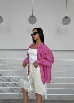 Рубашка свободного кроя