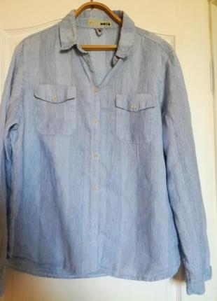 Рубашка женская 100% лен от topshop