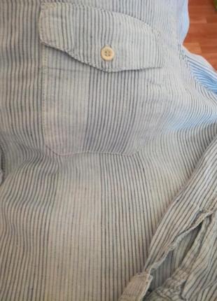 Рубашка женская 100% лен от topshop5 фото