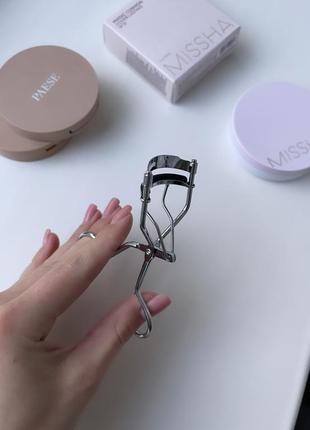 Кьорлер щипці для завивки вій сталь якісні з гумовою подушечкою2 фото