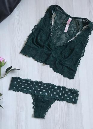 Шикарный комплект victoria’s secret размер s