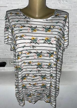 Легкая вискозная футболка