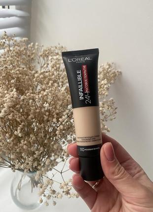 Ультрастойкий тональный крем l’oreal paris infallible 110 оттенок