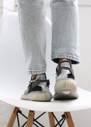 Кроссовки adidas yeezy boost 350 white black5 фото