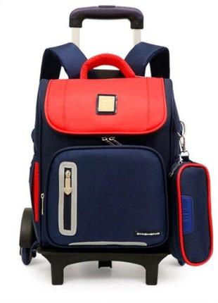 Удобный рюкзак тележка для учебы и поездок1 фото