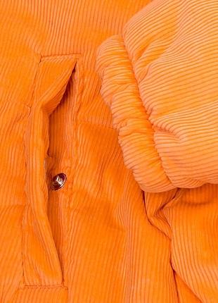 Женская куртка nike w nsw air tf cord wntr jkt оранжевый s (dq6930-871 s)3 фото