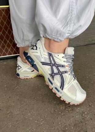 Кросівки asics gel-kahana 8 beige blue4 фото