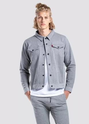 Куртка levi's premium knit trucker jacket (l)