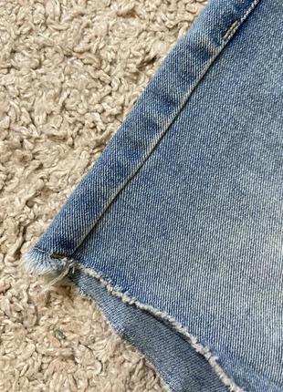 Короткие джинсовые шорты No4495 фото