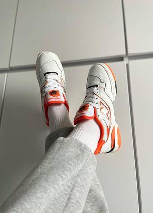 Кросівки new balance 550 white orange