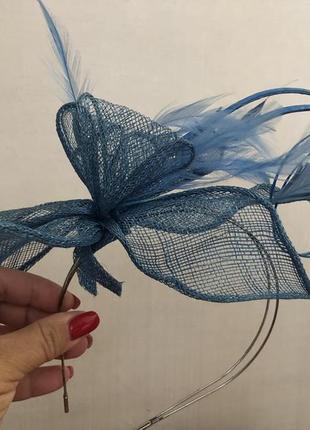 Zara обруч ободок венчик венок на волосы голубого цвета