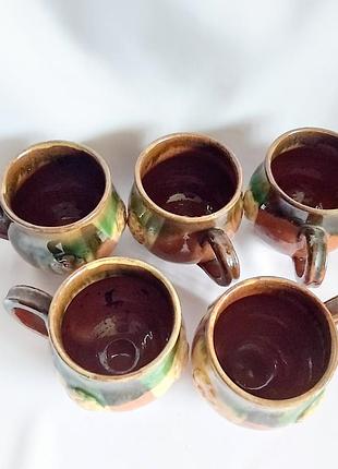 Чашка керамічна кружка майоліка вінтажна4 фото