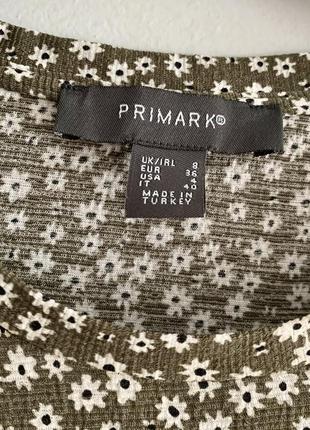 Плаття хакі в ромашки від primark4 фото