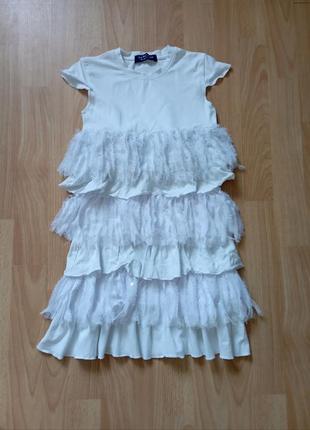 Платье ярусное