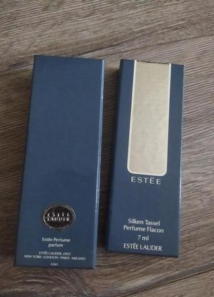 Духи estee lauder estee, хрустальный флакон с кисточкой, оригинал, винтаж, редкость, vintage6 фото