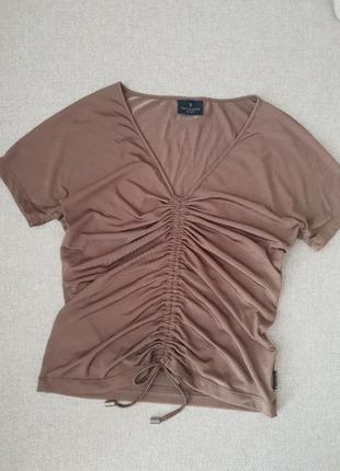 Топ с затяжкой завязкой от trussardi