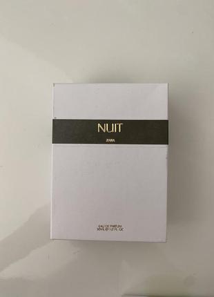 Парфюм женский zara nuit 30 ml