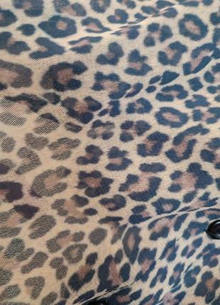 Сорочка  з анімалистичним принтом hennes collection4 фото