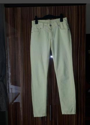 Світло-жовті лимонні джинси скінні marc o polo