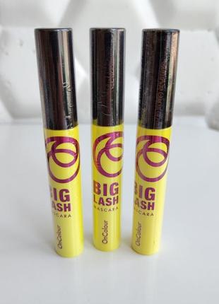 Тушь для ресниц орифлейм oriflame big lash mascara black 38929 on color