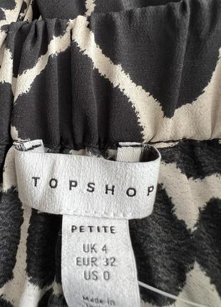 Topshop плиссированная асимметричная юбка.8 фото