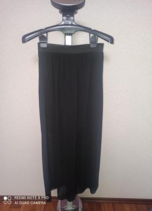 Шифоновая длинная юбка
