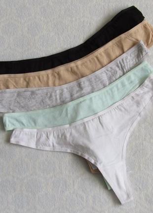 Трусики стринги тонги женские роз. 2хs 32/34, хs 34/36, s 38/40, l 42/44 от primark новые1 фото