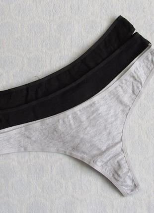 Трусики стринги тонги женские роз. 2хs 32/34, хs 34/36, s 38/40, l 42/44 от primark новые7 фото